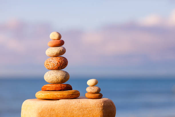 istock Concept of harmony and balance. Evening calm 862363646