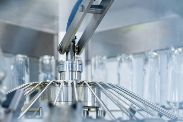 istock The machine for washing glass bottles 862367796