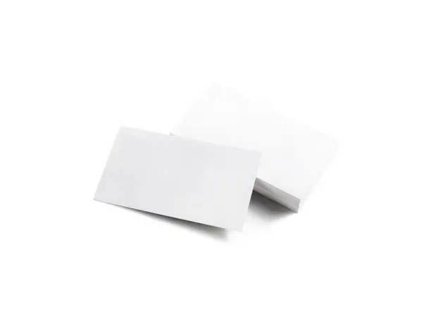 Photo of White business cards