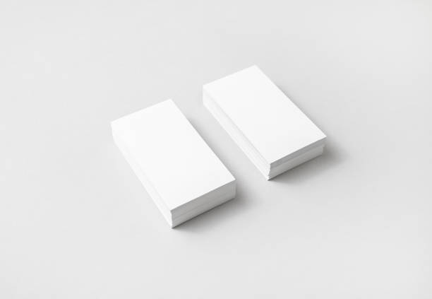 istock White business cards 862377296
