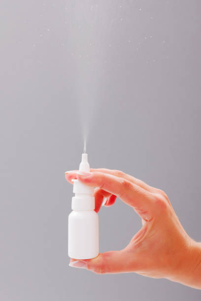 Nasal Spray stock photo