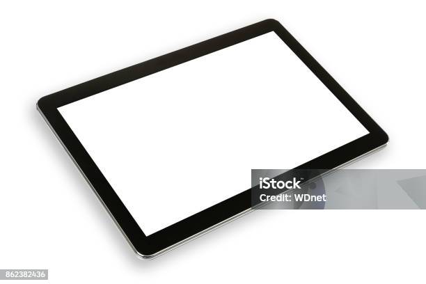 Modern Digital Tablet Stock Photo - Download Image Now - Digital Tablet, Point of View, Template