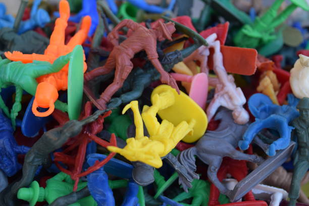 cowboys and indians vintage plastic toys