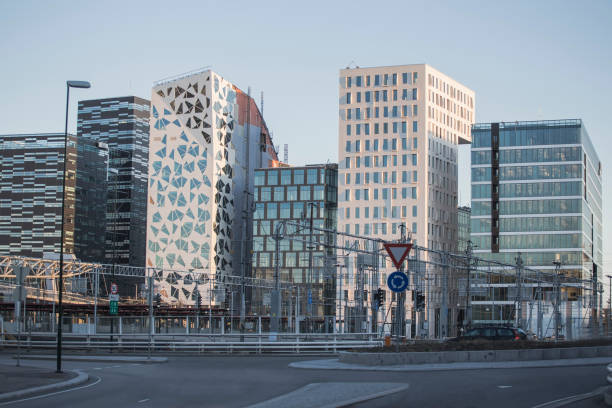 istock Modern buildings in downtown Oslo 862405330