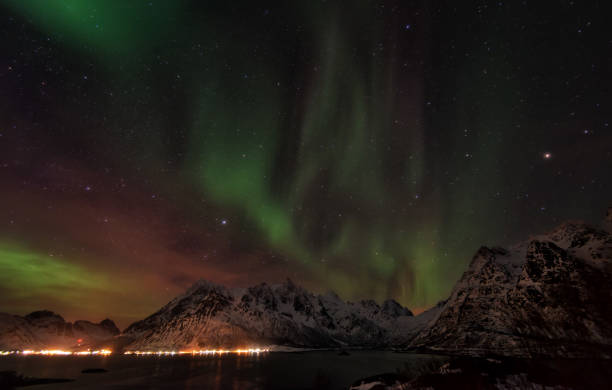 istock Lofoten Islands Northern Lights - Aurora Borealis Norway 862419172