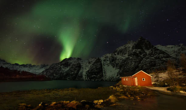 istock Lofoten Islands Northern Lights - Aurora Borealis Norway 862419572