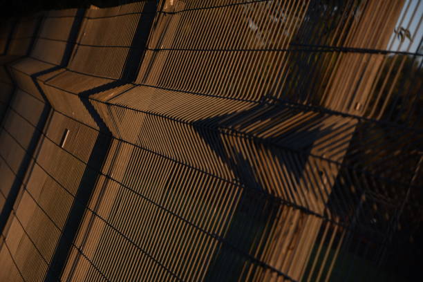 istock Background of an iron fence 862426980
