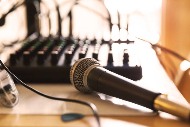 istock Microphone, Mixer, and Related Music Equipment 862445602