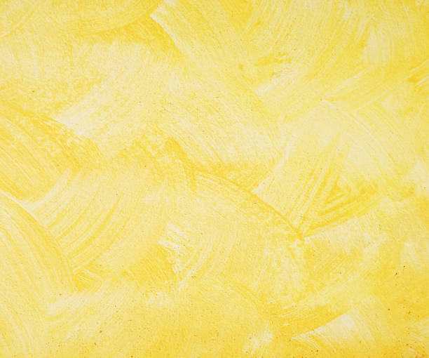 istock Yellow grunge cement wall background 862449220