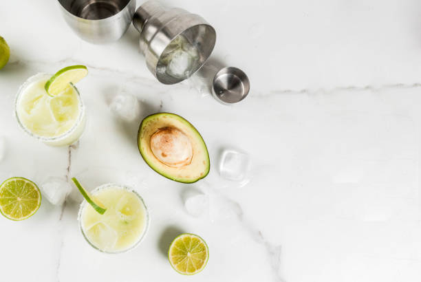 istock Avocado and lime margarita 862452824