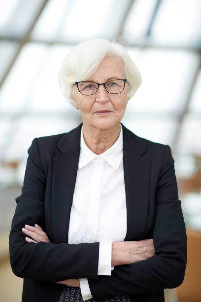 istock Elegant senior managing director 862457226