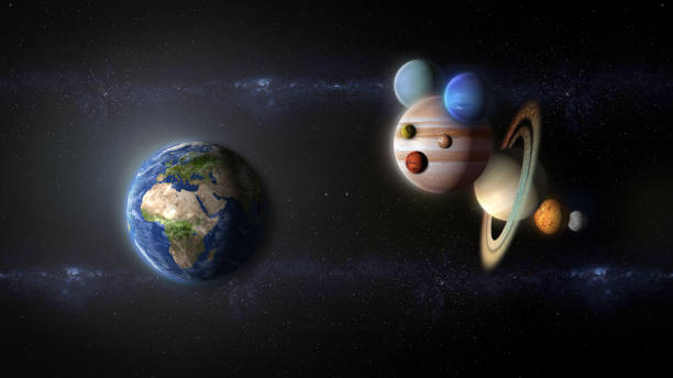 istock Bee of planets flying toward earth 862475618
