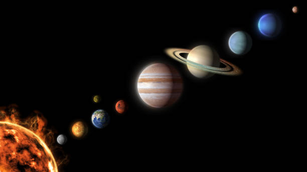 istock planets of the Solar System isolated on black background 862475622