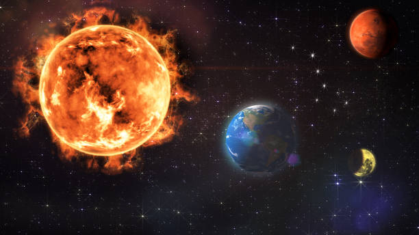 istock Sun Earth Moon and Mars 862475626