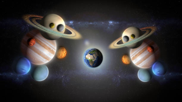 istock funny astronauts of planets observe earth planet 862475682