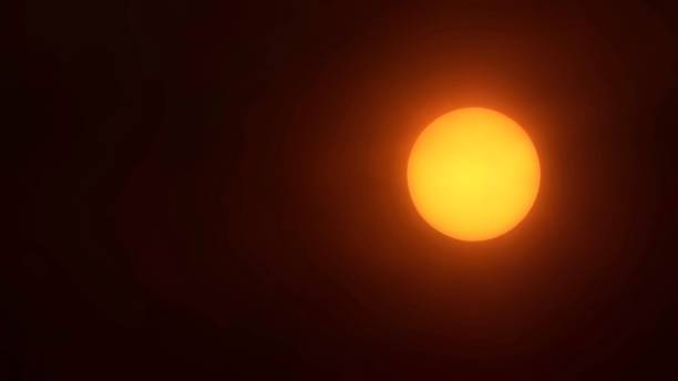 istock Orange sun over England caused by dust from the Sahara 862476862