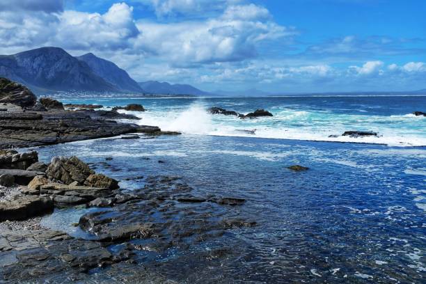 istock Rocky coastline in Hermanus,South Africa 862507806