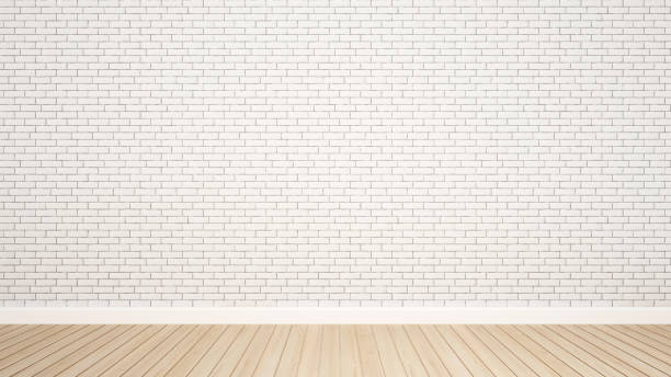 istock Showroom or empty room brick wall decorate for art work - Interior design - 3D Rendering 862535492