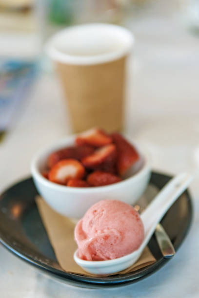 istock Strawberries and ice-cream 862542142