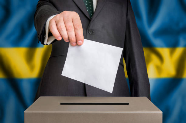 istock Election in Sweden - voting at the ballot box 862557278