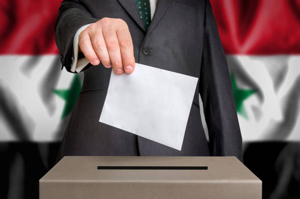 istock Election in Syria - voting at the ballot box 862557460