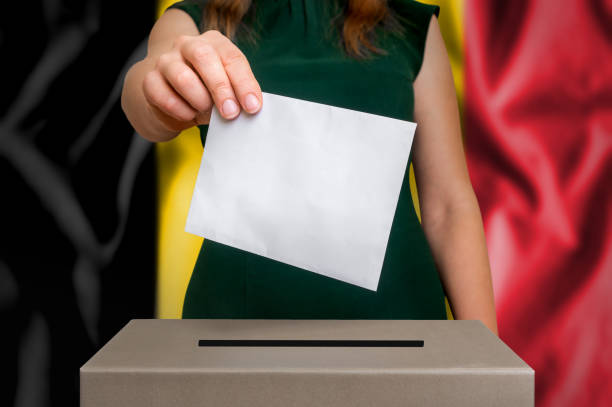 istock Election in Belgium - voting at the ballot box 862557588