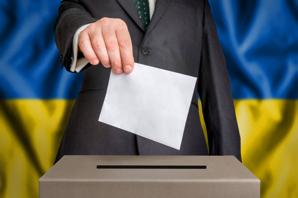 istock Election in Ukraine - voting at the ballot box 862557608