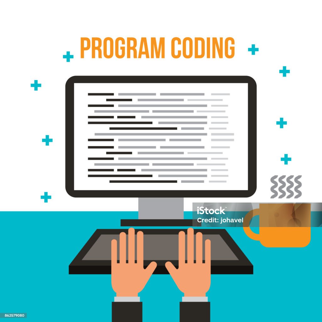 Programacón Program Coding Wed Software Development Languages Process Stock ...