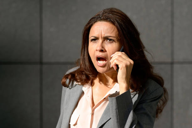 istock Emotional woman speaking on her mobile phone 862582644