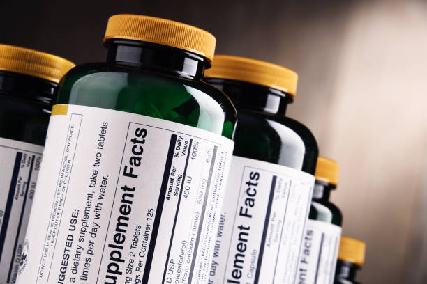 istock Composition with dietary supplement containers. Drug pills 862589246