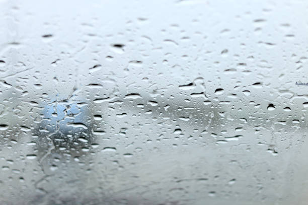 istock Water drop on glass mirror abstract background. Shallow DOF. 862589672