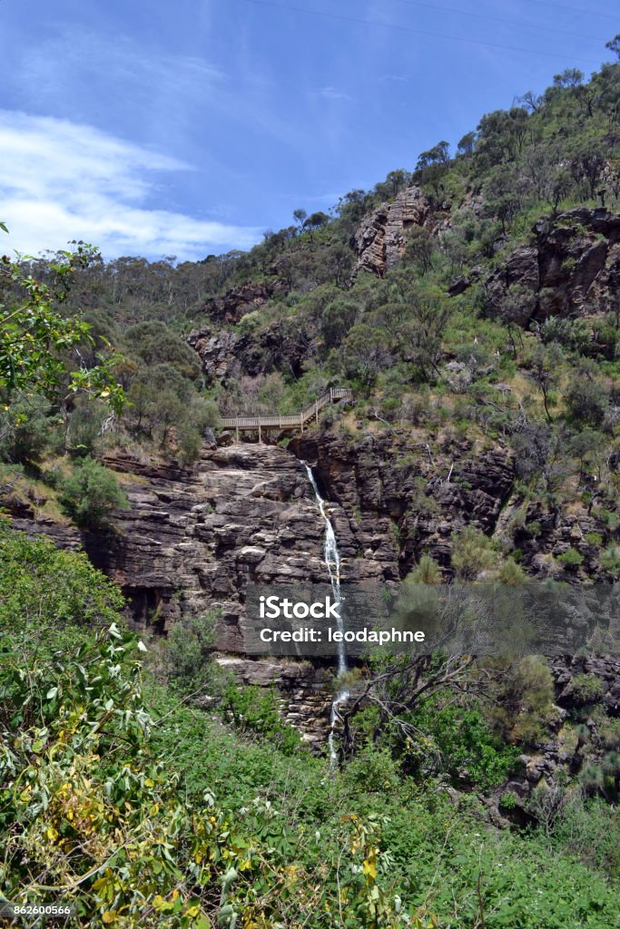 The view around Morialta Conservation Park, Adelaide, South Australia The view around Morialta Conservation Park, Adelaide, South Australia. Pic was taken in November 2016. Adelaide Stock Photo