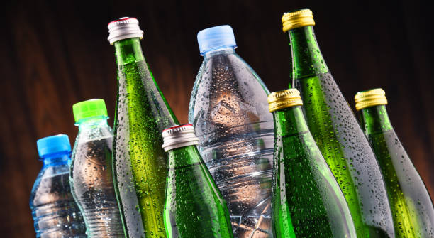 istock Different sorts of bottles containing mineral water 862600628