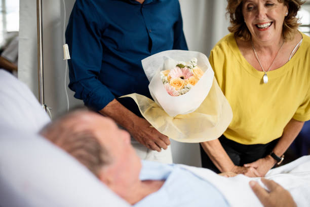 istock A sick elderly staying at a hospital 862617172