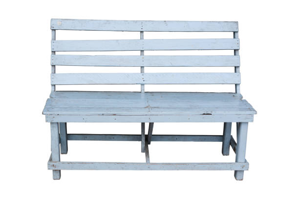 istock Blue wooden chair 862619502