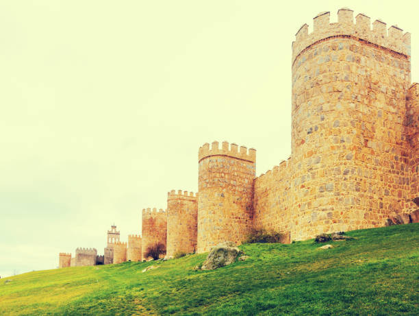istock Closeup of old town walls 862620056