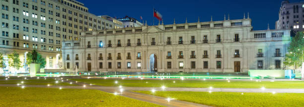 istock Evening view of Palace La Moneda. Santiago, Chile 862620644