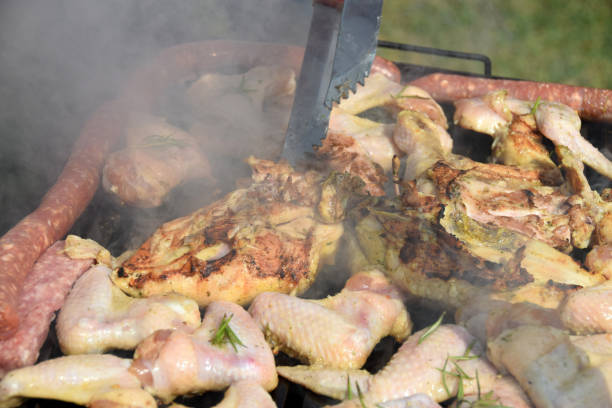 istock Barbecue for garden party 862628642