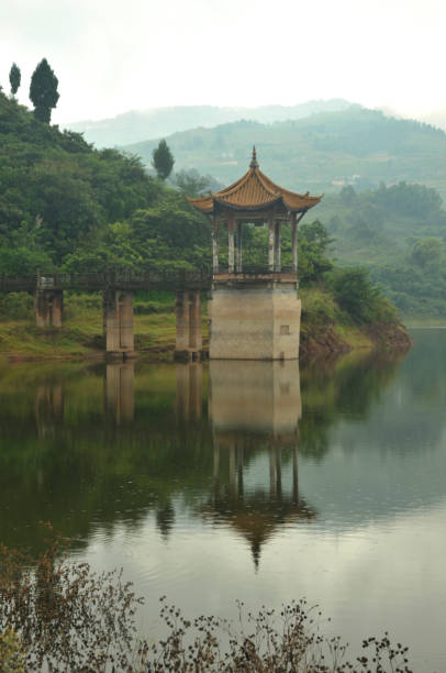 istock Pavilion in beautiful lake 862629550