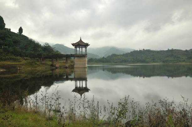 istock Pavilion in beautiful lake 862629590