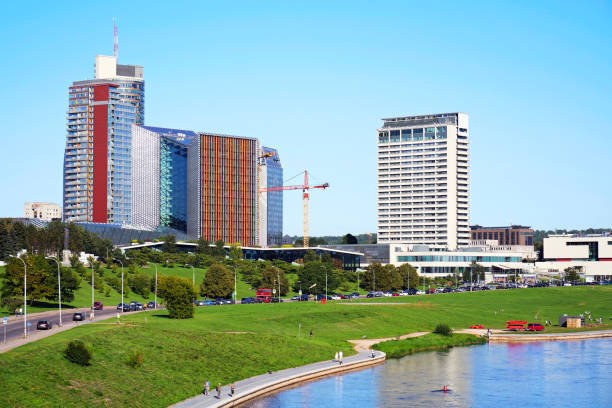 istock Cityscape with development of modern commercial architecture 862630192