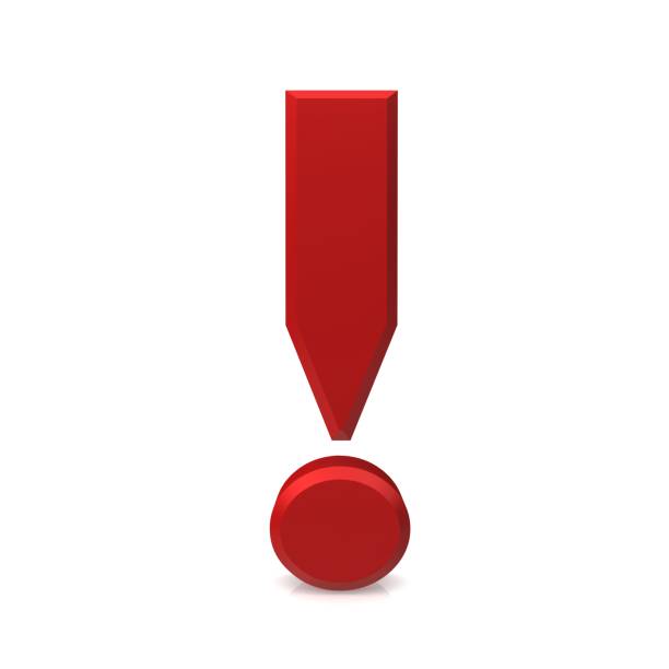 istock exclamation mark exclamation point red 3d advice sign instruction symbol warning attention icon punctuation mark isolated on white 862633474