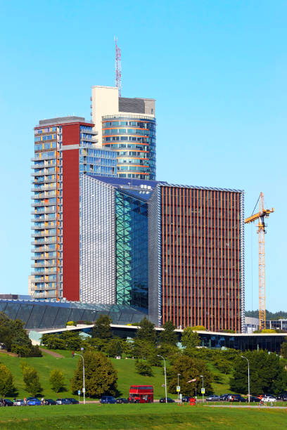 istock Cityscape with development of commercial architecture 862638386