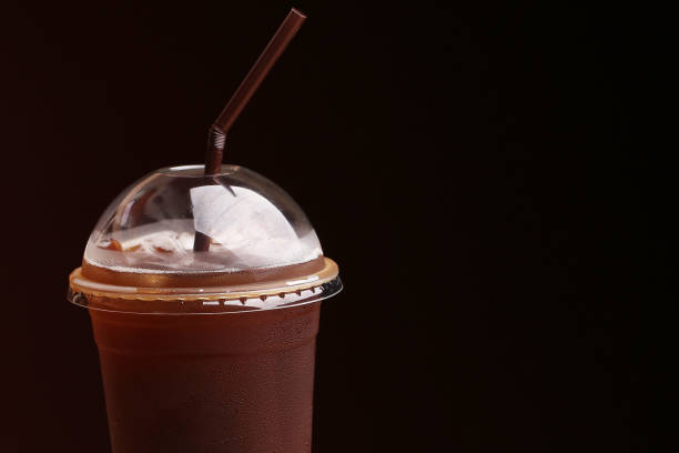 istock Ice americano , Black coffee and coffee beans 862650214