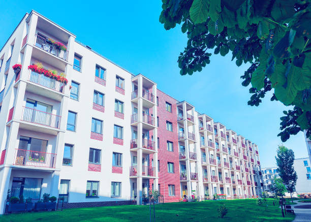 istock New apartment building with outdoor facilities 862650580