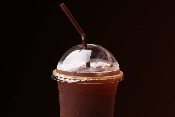 istock Ice americano , Black coffee and coffee beans 862650616