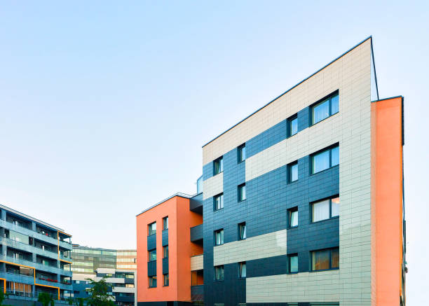 istock Windows of residential building 862650922