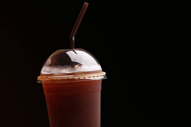 istock Ice americano , Black coffee and coffee beans 862650974