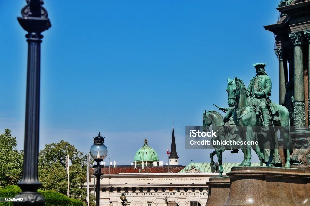Empress Maria Theresia monument at Maria-Theresien-Platz, Vienna (Vienna), Austria (Austria) Architecture Stock Photo