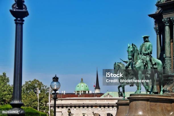 Empress Maria Theresia Monument At Mariatheresienplatz Vienna Stock Photo - Download Image Now